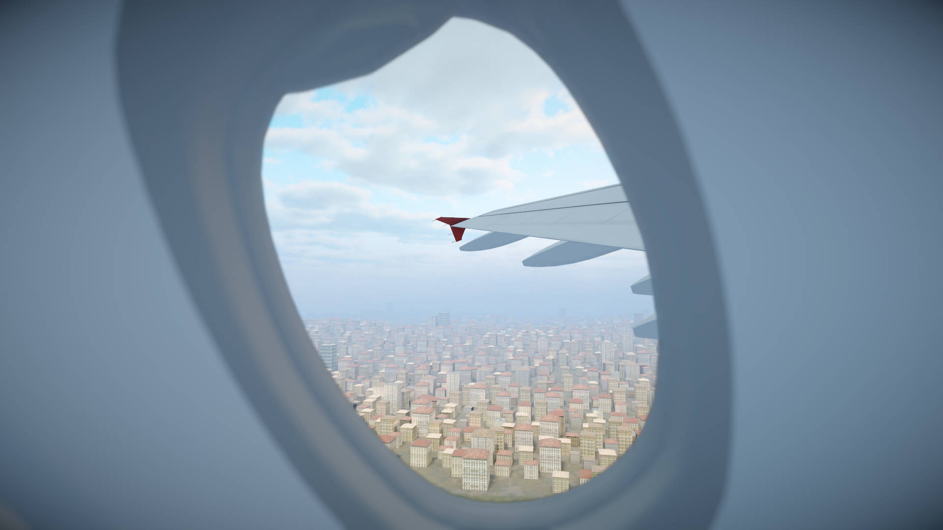 AvioVR: an aircraft cabin scene